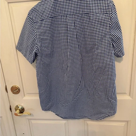 Boys Polo by Ralph Lauren Blue Gingham Shirt size XL 18-20 - Picture 4 of 4